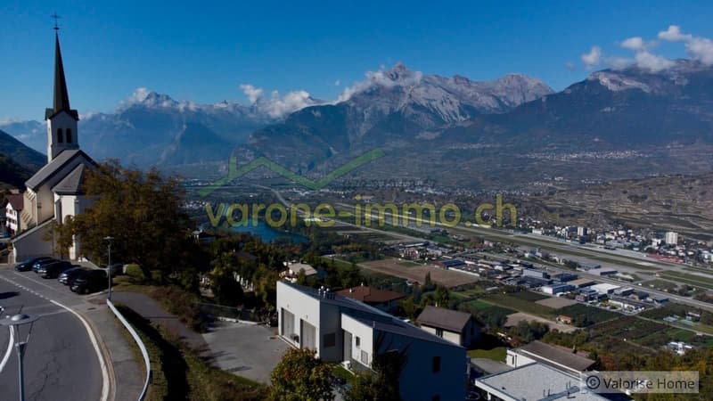 Panorama Ouest sur la plaine du Rhône