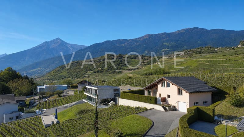 Vue de la villa