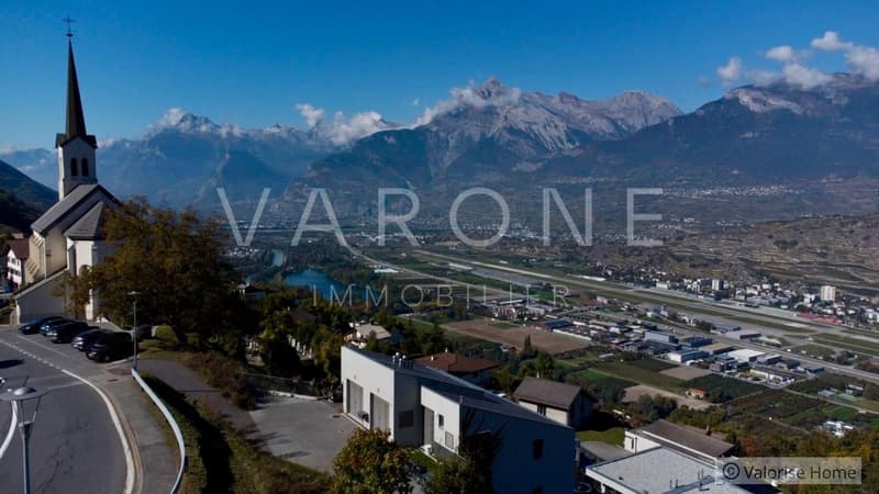 Panorama Ouest sur la plaine du Rhône