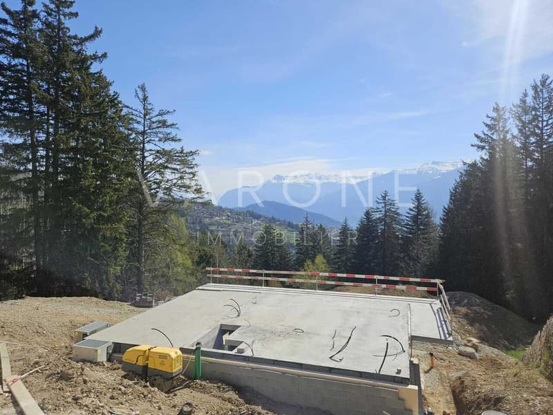 Chalet en cours de construction