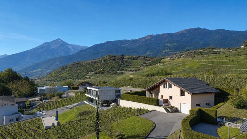 Vue de la villa