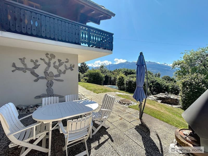 Terrasse à l'ouest