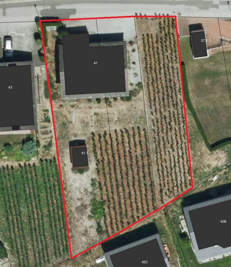 Variante parcelle complète à 1'191 m2
