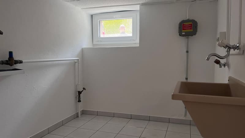 Buanderie au sous-sol