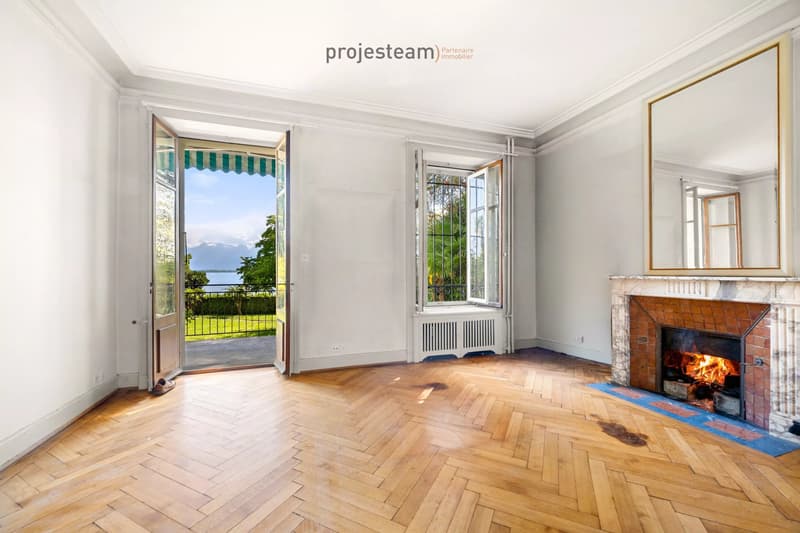 Appartement de caractère en première ligne du lac (13)