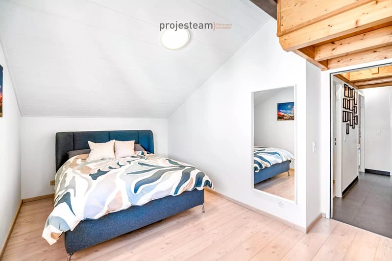 Magnifique duplex en attique de 4,5 pièces avec mezzanine à Chavannes-de-Bogis (12)