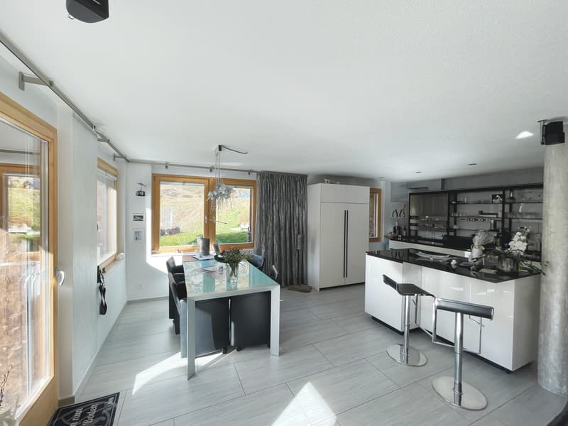 Essbereich mit Valcucine