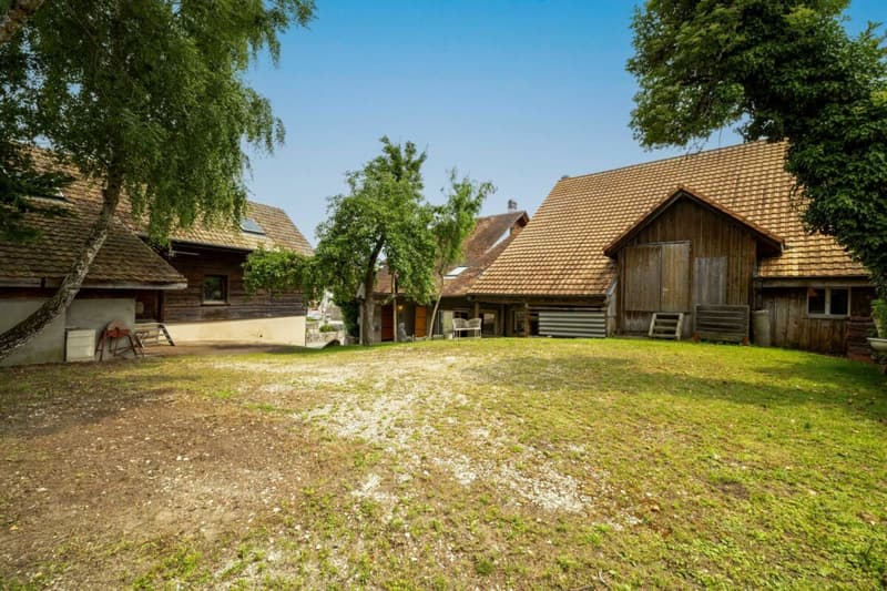 Corps de ferme de 820 m² comprenant 3 appartements et 2 granges partiellement rénovées, à 8 km d'Avenches et à 25 km de Neuchâtel et Fribourg. (3)