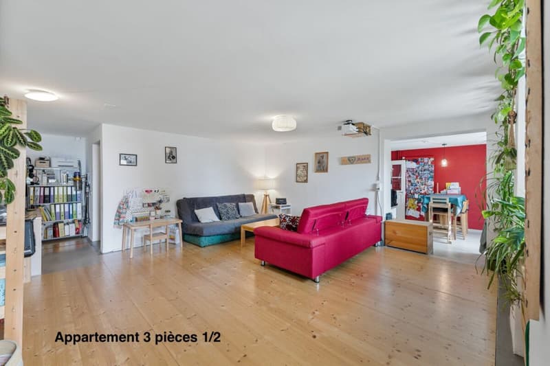 Corps de ferme de 820 m² comprenant 3 appartements et 2 granges partiellement rénovées, à 8 km d'Avenches et à 25 km de Neuchâtel et Fribourg. (8)