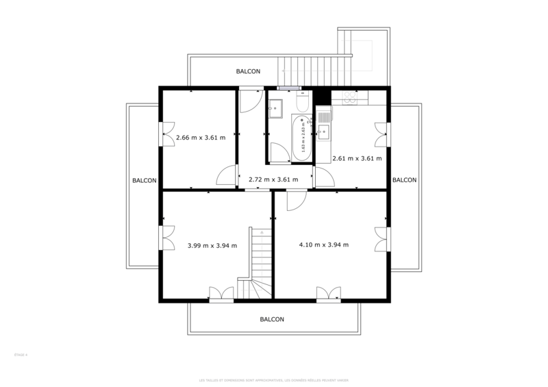 Petit immeuble locatif à 300 mètres du centre-ville (33)