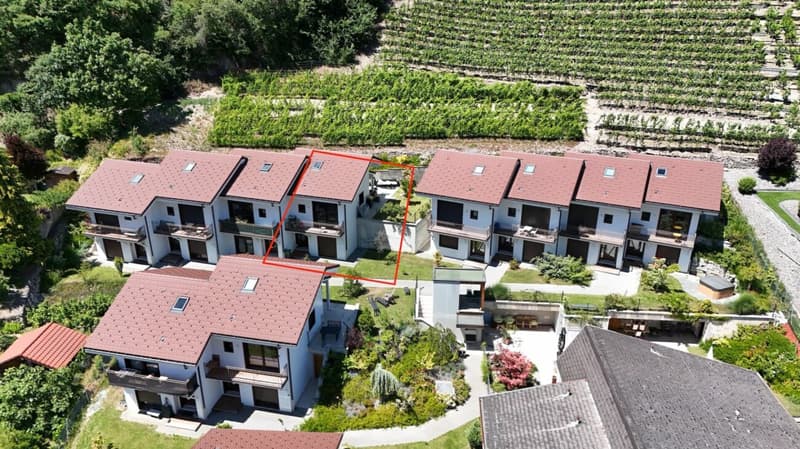 Charmante villa mitoyenne 3 pièces 1/2 de 110 m2 au coeur des vignes de Saillon (2)