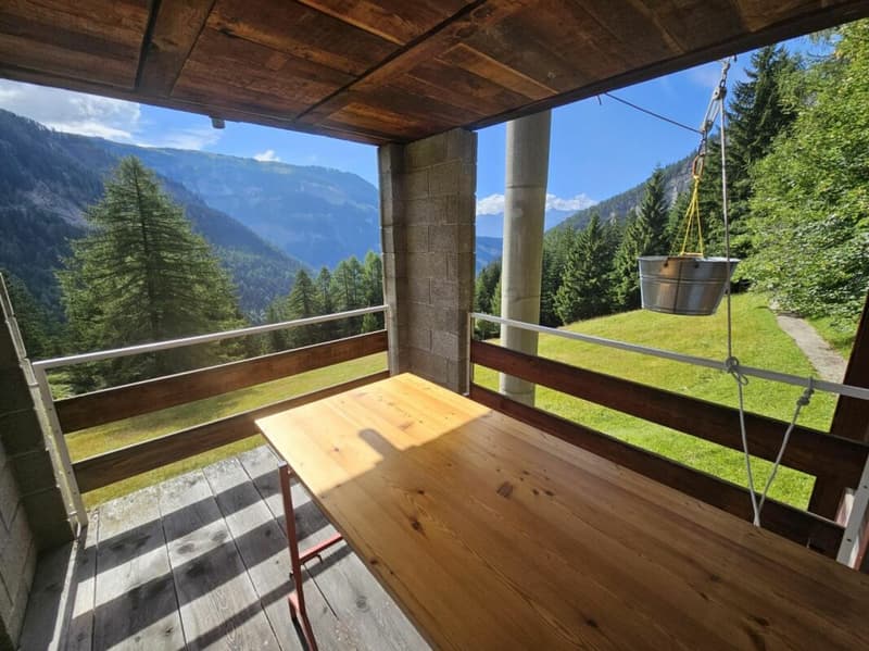 Chalet de 3.5 pièces situé dans un environnement unique au Rawyl - PAS ACCESSIBLE DU TOUT EN HIVER NI A PIED, NI EN VOITURE, NI A SKIS et avec un 4X4 le reste de l'année (4)