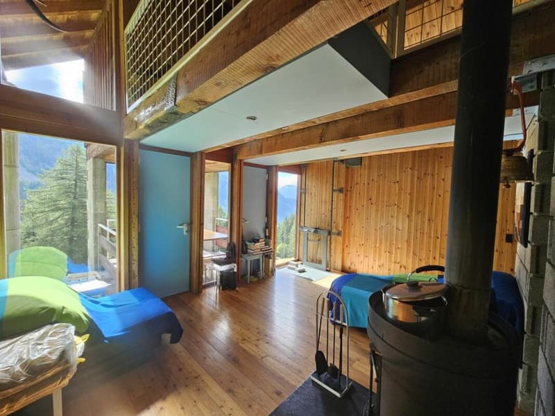 Chalet de 3.5 pièces situé dans un environnement unique au Rawyl - PAS ACCESSIBLE DU TOUT EN HIVER NI A PIED, NI EN VOITURE, NI A SKIS et avec un 4X4 le reste de l'année (2)