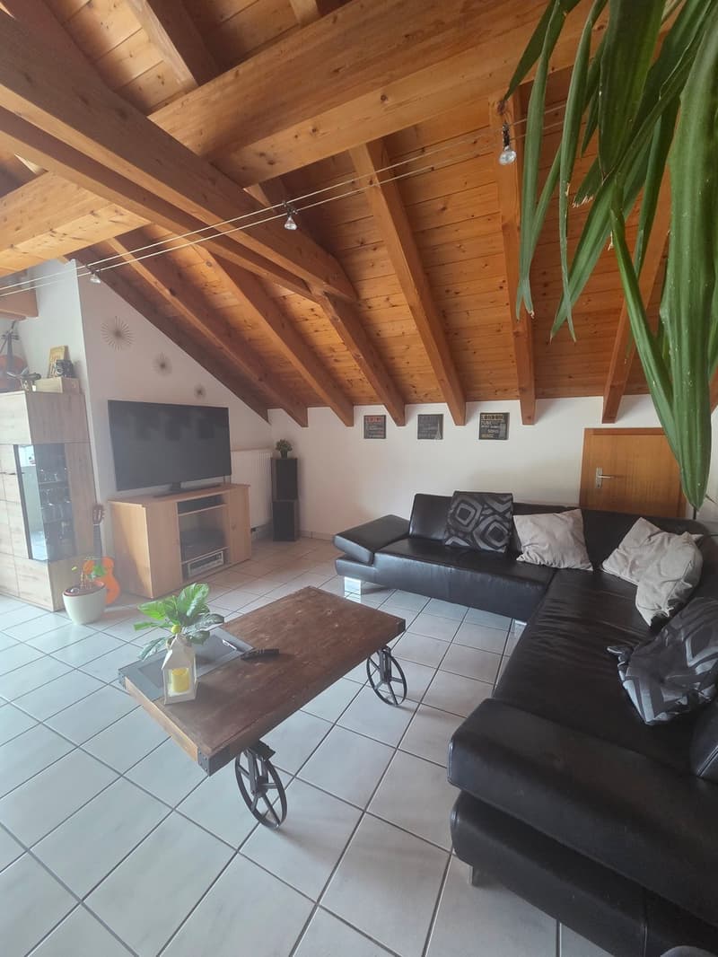 Attique en duplex de 107 m2 au 3ème étage, sans ascenseur (2)