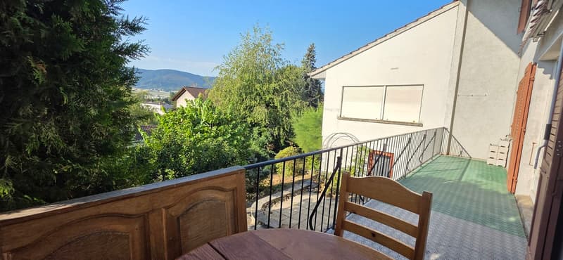 Balcon - sortie depuis la cuisine