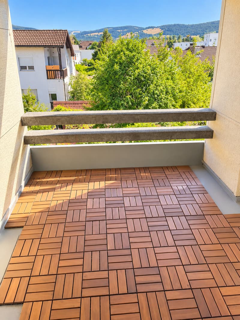 Vue dégagée, balcon et verdure à deux pas de la Coop ! (4)