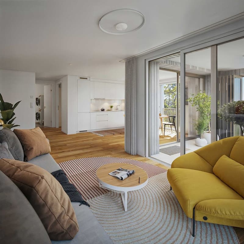 4.5 pièces avec 99 m² de terrasses : l'espace extérieur dont vous rêve (4)