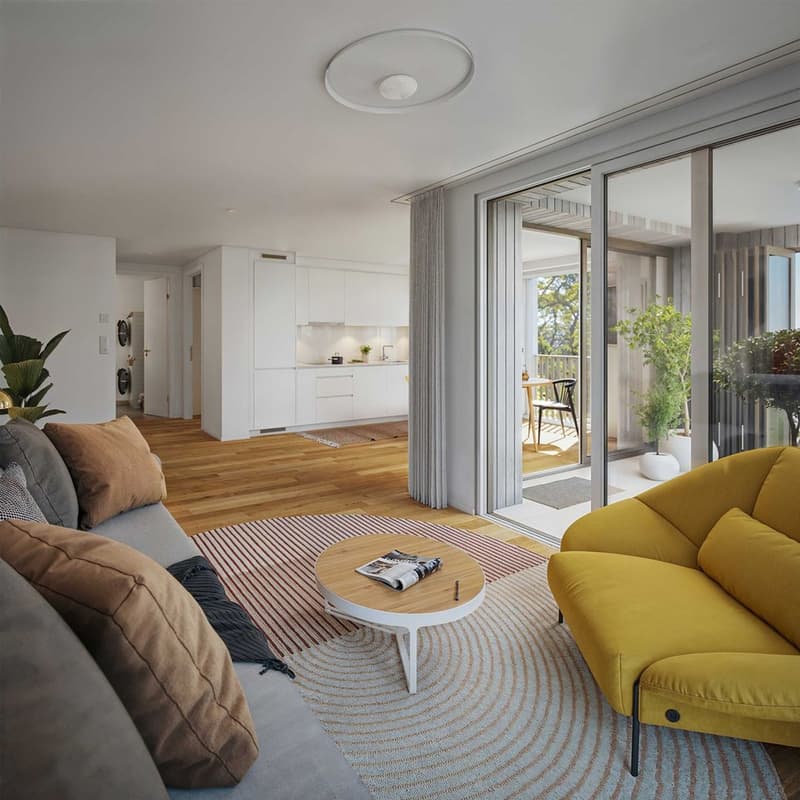 4.5 pièces avec 99 m² de terrasses : l'espace extérieur dont vous rêve (4)