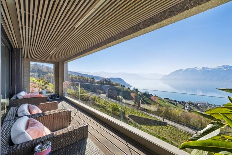 Duplex d'exception suspendu au dessus du Léman (1)