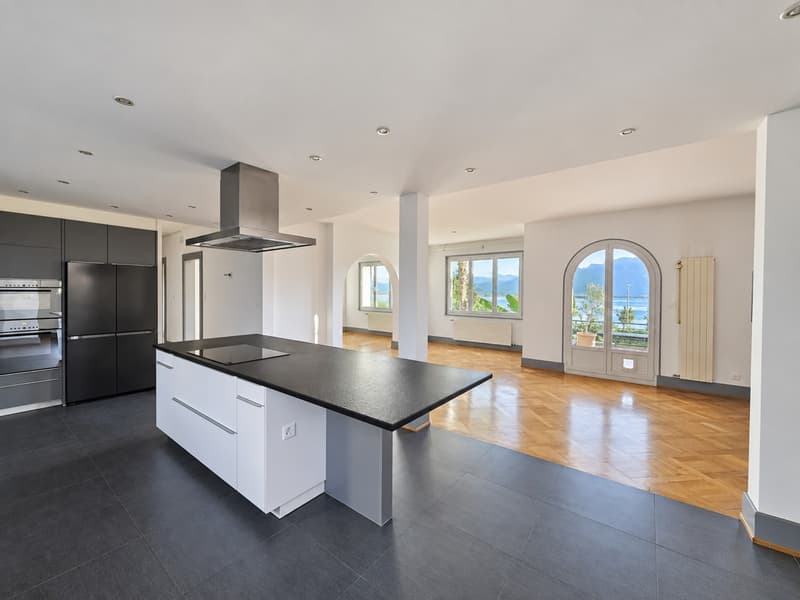 Superbe appartement avec grand jardin - Magnifique vue sur le lac (4)