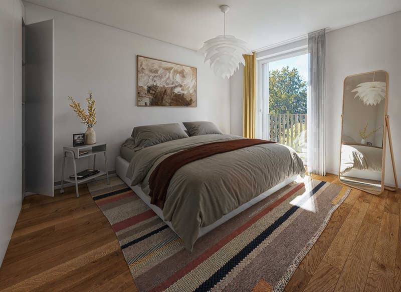 Confort et luminosité au rendez-vous : 3.5 pièces avec balcon ! (5)