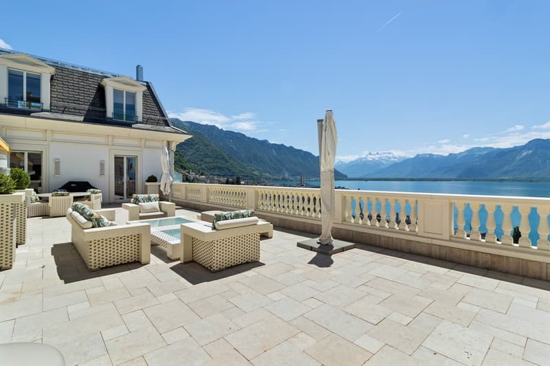 Unique - Penthouse de prestige avec vue panoramique à Montreux (2)