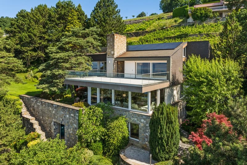 Une oeuvre architecturale suspendue entre ciel et lac (1)