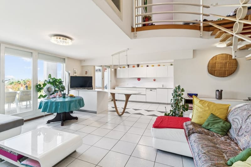 Duplex avec vue exceptionnelle sur le lac - Une terrasse sur le Léman (1)