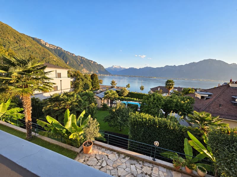 Vue exceptionnelle - Superbe 3.5 pièces proche du centre de Montreux (2)