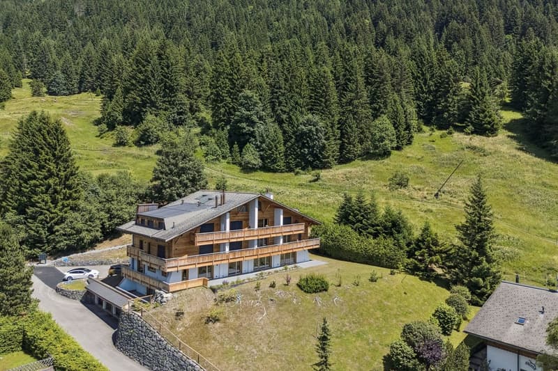 Rare duplex avec jardin, ski-in & ski-out, vue sublime! (2)