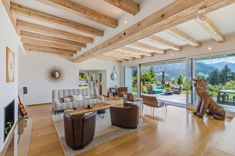 Spacieux chalet avec piscine chauffée et vue imprenable sur les Alpes (3)