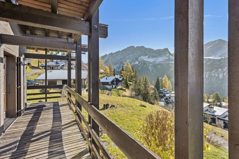 Chalet mitoyen en triplex 4 chambres situé à 200m du téléski (5)