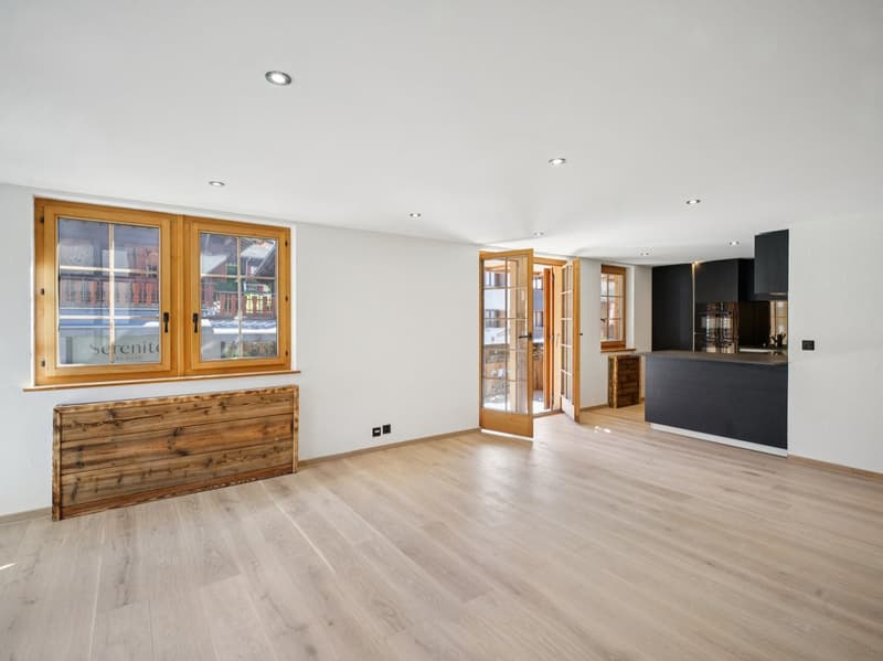 Villars centre, dans bel immeuble 3.5p luxueusement rénové, parking (5)