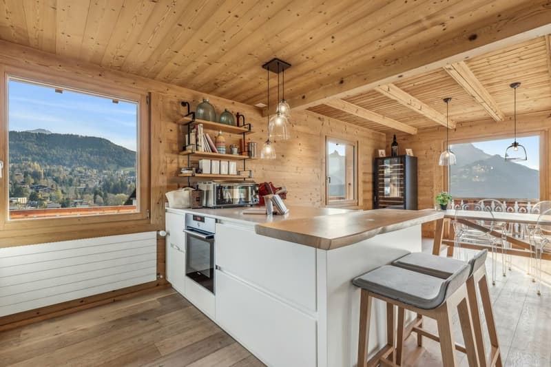 Chalet L'Etoile des Alpes, vue panoramique, proche des commodités (12)