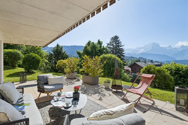 Magnifique 4.5p de haut standing, terrasse & jardin, belle vue dégagée (3)