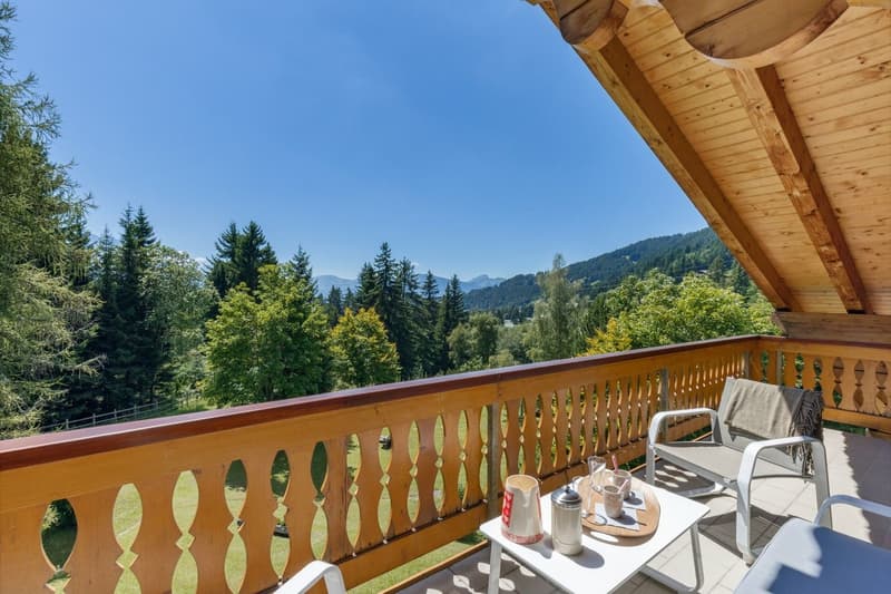 Splendide duplex 3.5p en attique avec balcon, vue magnifique ! Ski-in/ (5)