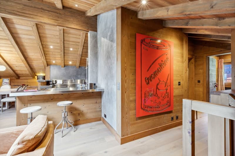 Splendide duplex 3.5p en attique avec balcon, vue magnifique ! Ski-in/ (8)