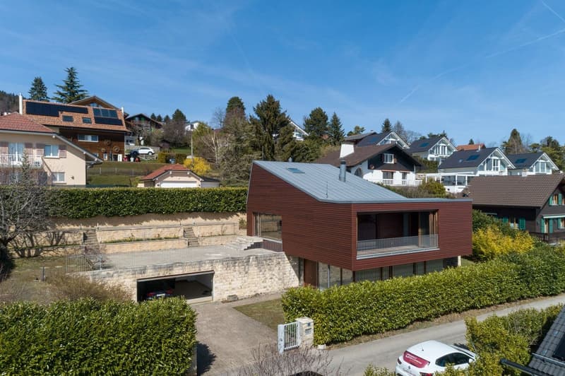 Belle maison d'architecte avec vue sur le bassin Lémanique (2)