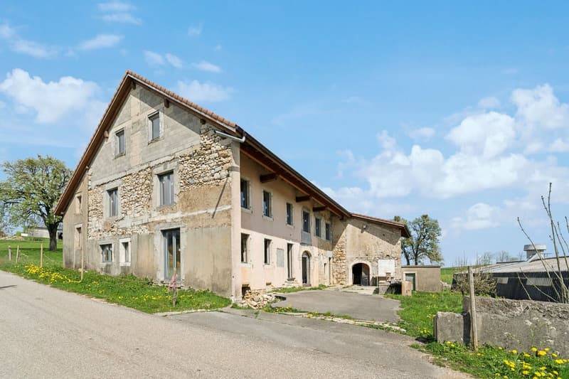 Ferme à rénover avec des grands volumes (5)