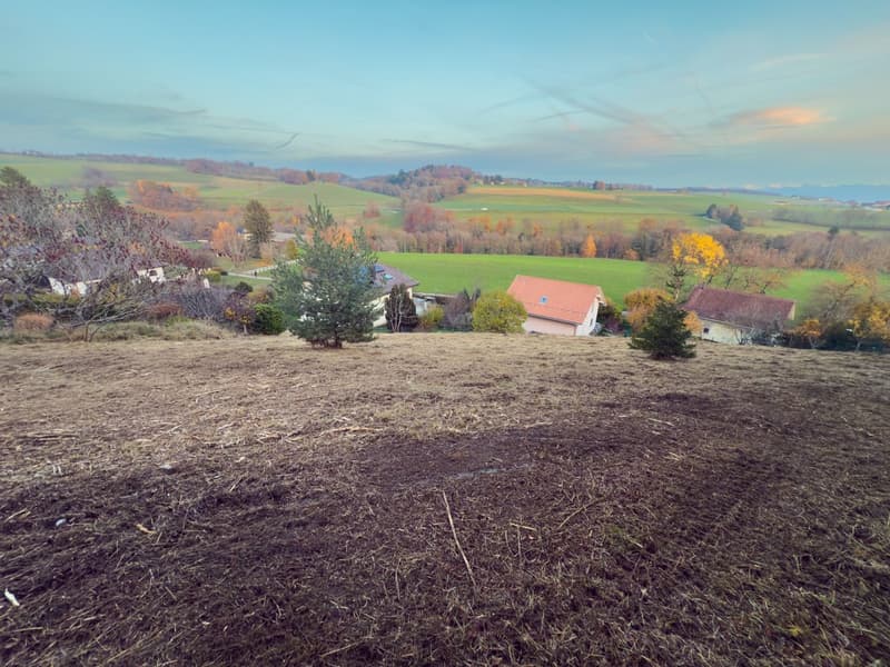 Parcelle constructible avec vue imprenable sur les Alpes ! (8)