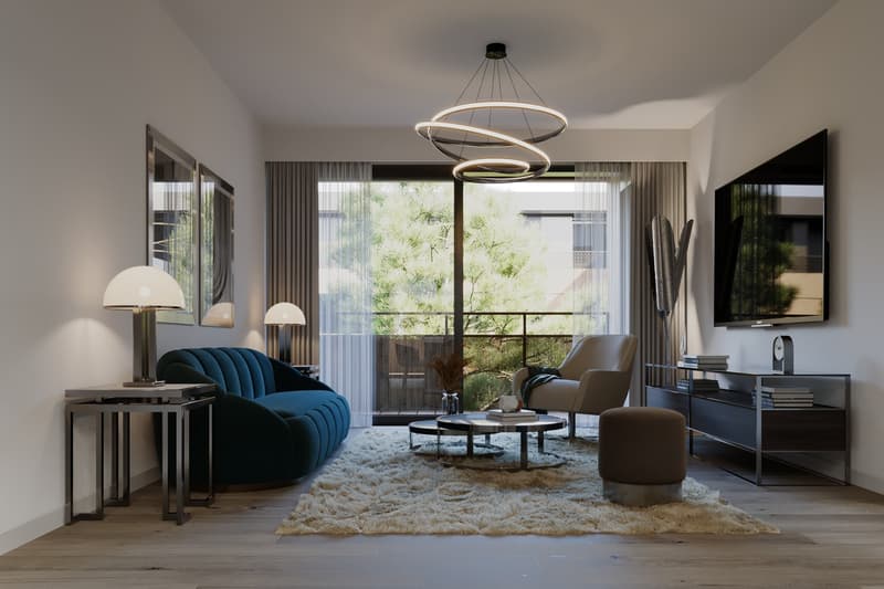 4.5 pièces avec 2 loggias - lumineux et spacieux - Lot B-301 (1)