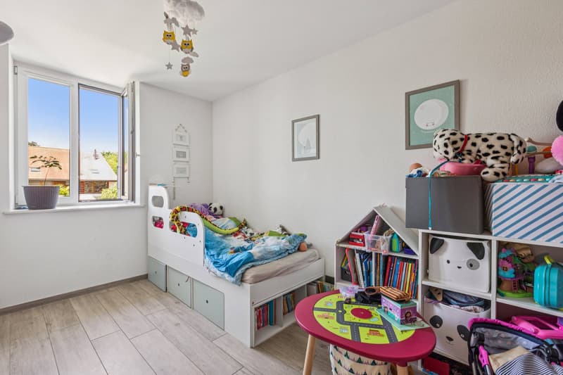 Une des chambres à coucher