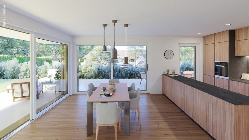 Appartement de 3.5 pièces avec jardin de plus de 100 m² (2)