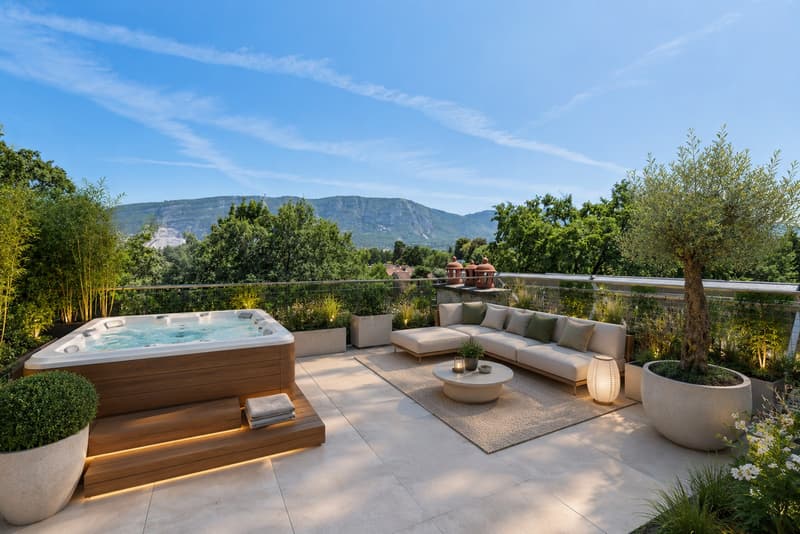 Attique de caractère avec terrasse panoramique au sein d'une demeure h (1)