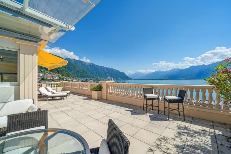 Exclusivité Sotheby's ! Luxueux penthouse dans Montreux centre (1)
