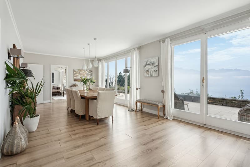 Magnifique villa avec vue panoramique sur le lac et les montagnes (5)