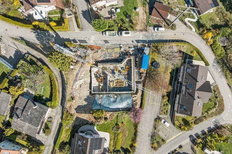 Magnifique appartement neuf de 4 1/2 pices en rez de jardin. (7)