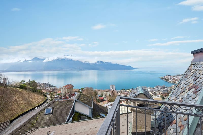 Maison villageoise de caractre balcon en toiture avec trs belle (8)