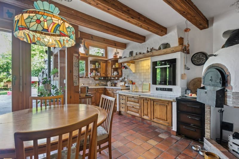 Magnifique chalet avec cachet, bel ensoleillement, jardin et mazot (8)