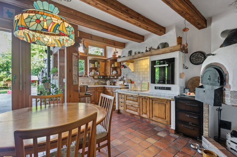 Magnifique chalet avec cachet, bel ensoleillement, jardin et mazot (8)
